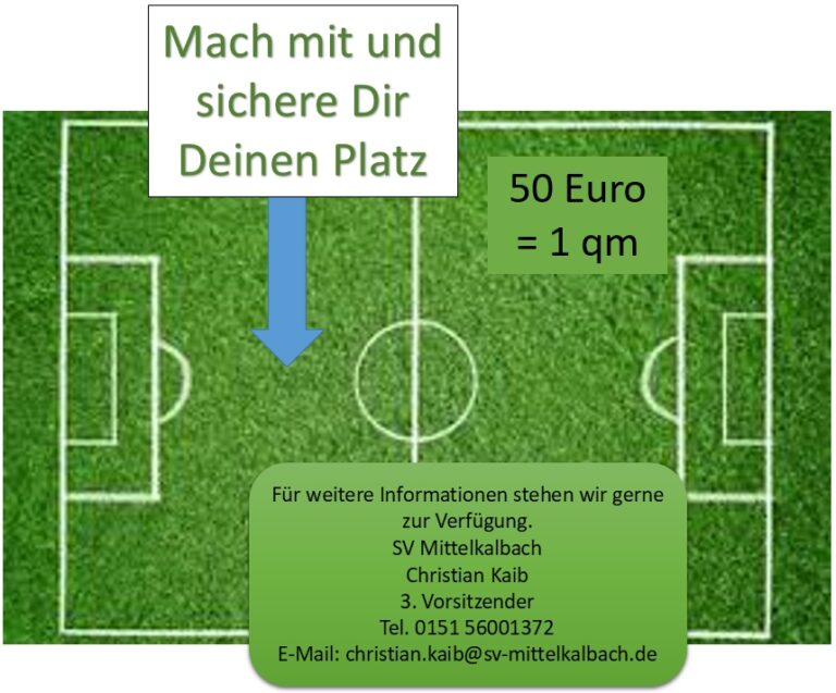 Projekt Sportplatzsanierung – Verein braucht Unterstützung