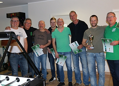 Kickerturnier 2019 – Seriensieger Dieter Nau wieder erfolgreich